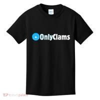 Clam Collector Beach Pun Humor Onlyclams Sea Fan Kids T-Shirt thumb 0
