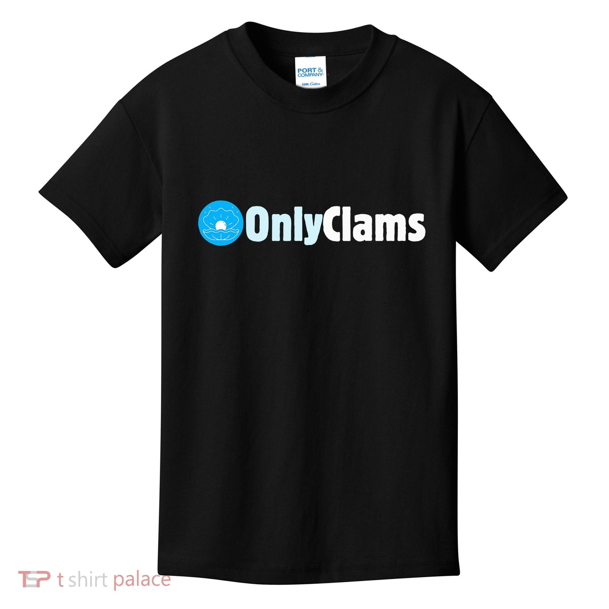 Clam Collector Beach Pun Humor Onlyclams Sea Fan Kids T-Shirt