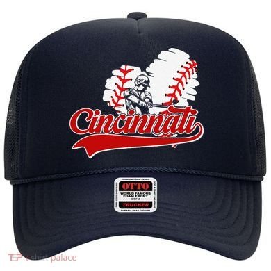 Cincinnati Cities Baseball Heart Baseball Fans Hat