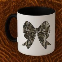 Camo Coquette Bow Duck Hunt Duck Hunting Women Gift Coffee Mug thumb 2