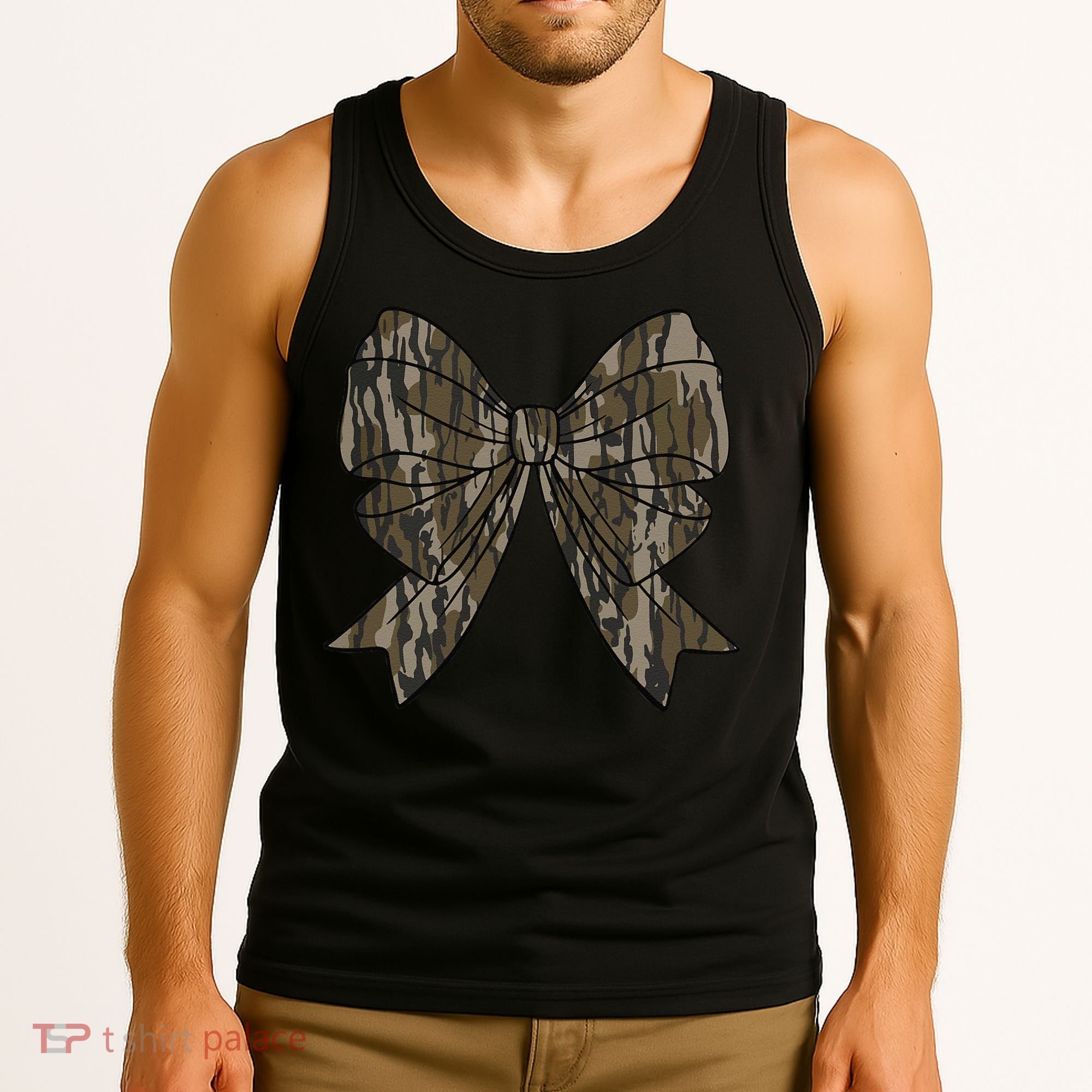 Camo Coquette Bow Duck Hunt Duck Hunting Women Gift Tank Top