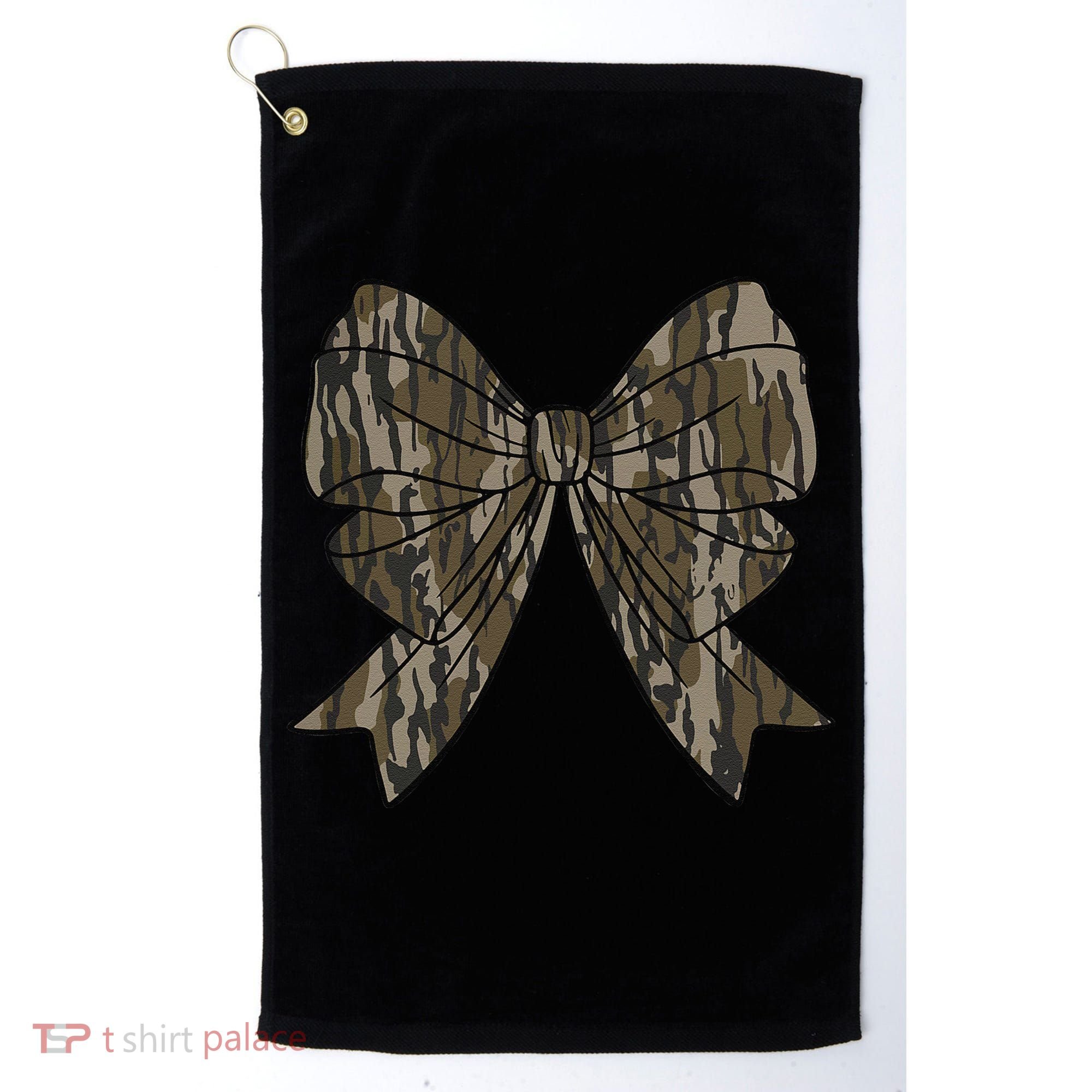 Camo Coquette Bow Duck Hunt Duck Hunting Women Gift Golf Towel