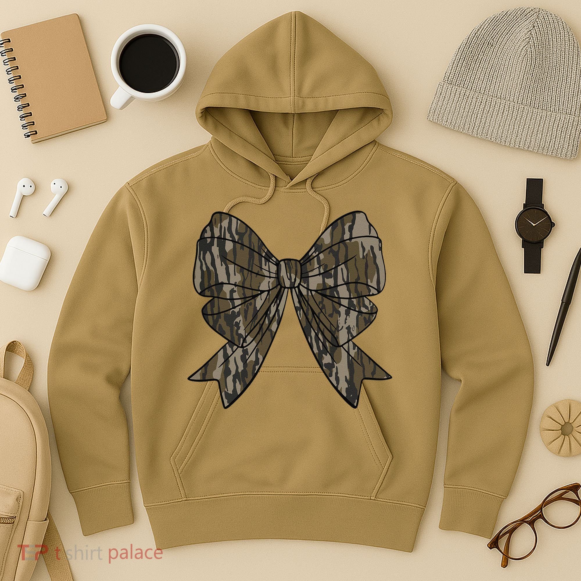 Camo Coquette Bow Duck Hunt Duck Hunting Women Gift Hoodie