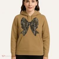 Camo Coquette Bow Duck Hunt Duck Hunting Women Gift Hoodie thumb 5