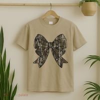 Camo Coquette Bow Duck Hunt Duck Hunting Women Gift T-Shirt thumb 2