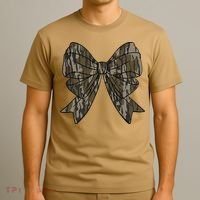 Camo Coquette Bow Duck Hunt Duck Hunting Women Gift T-Shirt thumb 3