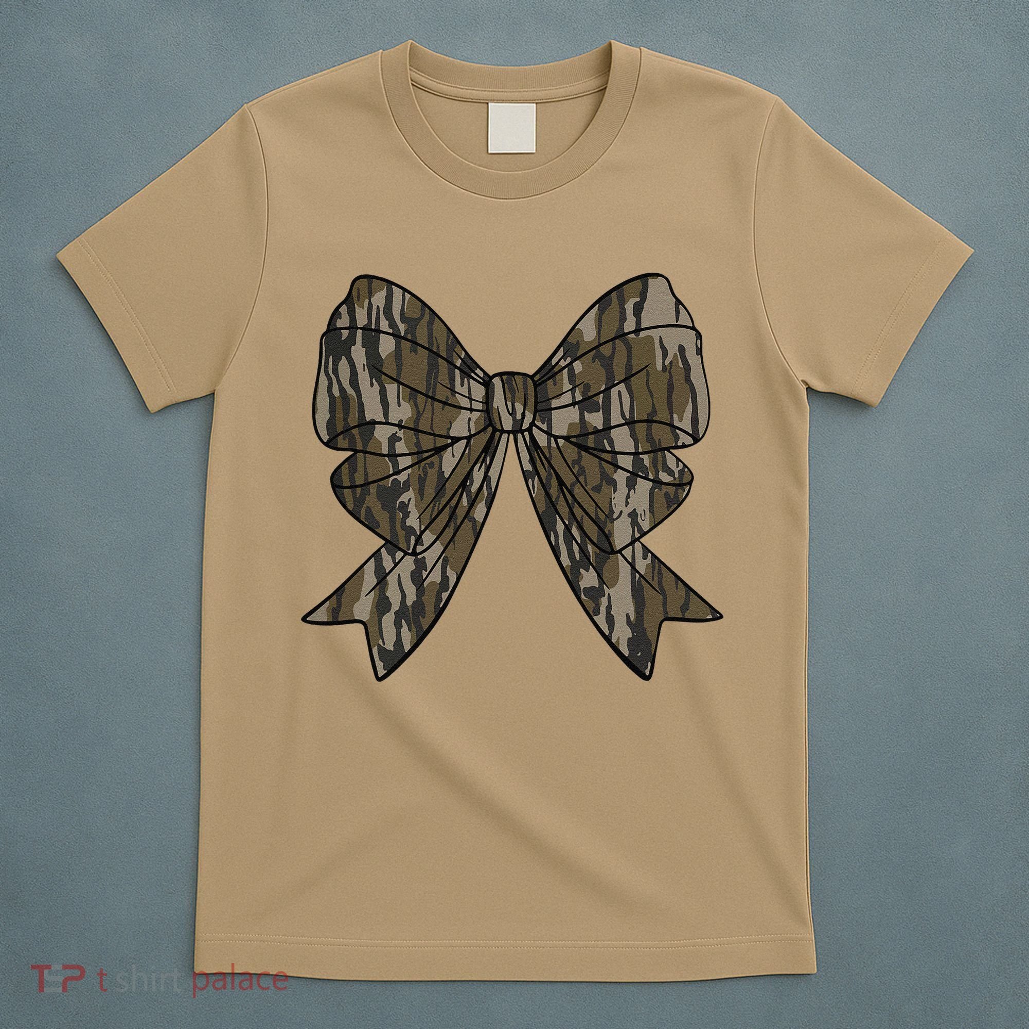 Camo Coquette Bow Duck Hunt Duck Hunting Women Gift T-Shirt