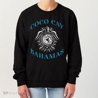 Coco Cay Bahamas Sea Turtle Surfing Vacation Souvenir Women's Sweatshirt thumb 0