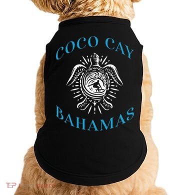 Coco Cay Bahamas Sea Turtle Surfing Vacation Souvenir Doggie Tank