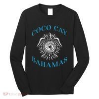 Coco Cay Bahamas Sea Turtle Surfing Vacation Souvenir Long Sleeve Shirt thumb 0