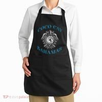 Coco Cay Bahamas Sea Turtle Surfing Vacation Souvenir Apron thumb 2
