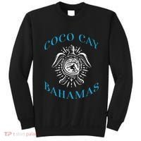 Coco Cay Bahamas Sea Turtle Surfing Vacation Souvenir Sweatshirt thumb 0