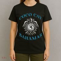 Coco Cay Bahamas Sea Turtle Surfing Vacation Souvenir T-Shirt thumb 4