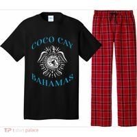 Coco Cay Bahamas Sea Turtle Surfing Vacation Souvenir Pajama Set thumb 0