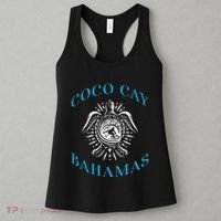 Coco Cay Bahamas Sea Turtle Surfing Vacation Souvenir Women's Tank Top thumb 3