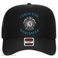 Coco Cay Bahamas Sea Turtle Surfing Vacation Souvenir Hat thumb 0