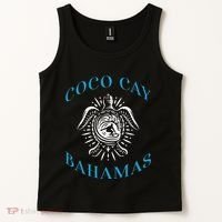 Coco Cay Bahamas Sea Turtle Surfing Vacation Souvenir Tank Top thumb 2