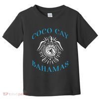 Coco Cay Bahamas Sea Turtle Surfing Vacation Souvenir Toddler T-Shirt thumb 0