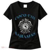 Coco Cay Bahamas Sea Turtle Surfing Vacation Souvenir Women's T-Shirt thumb 0
