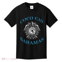 Coco Cay Bahamas Sea Turtle Surfing Vacation Souvenir Kids T-Shirt thumb 0
