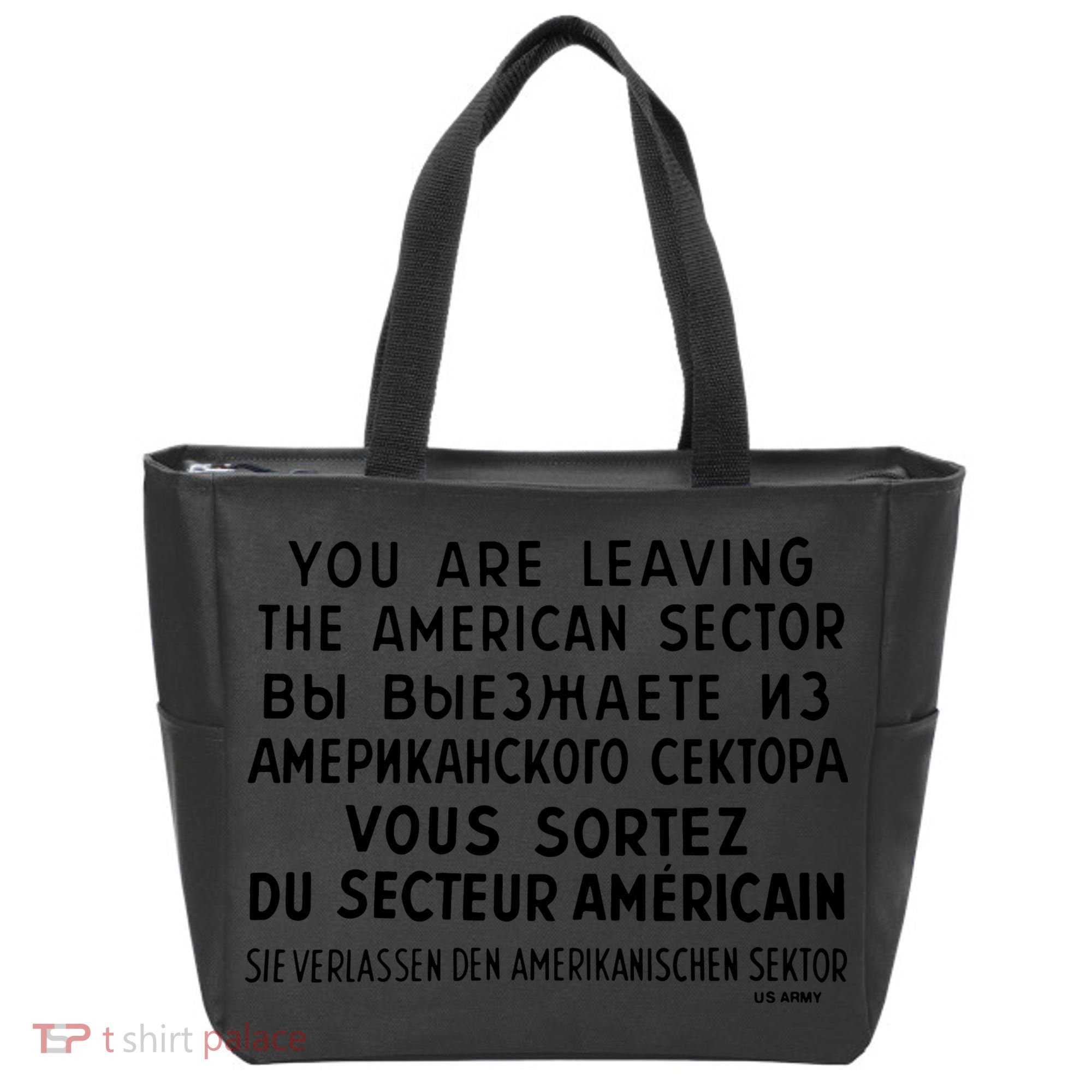 Checkpoint Charlie Berlin Tote Bag