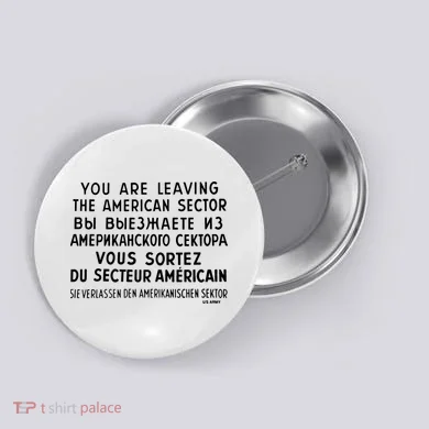 Checkpoint Charlie Berlin Button