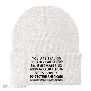 Checkpoint Charlie Berlin Beanie