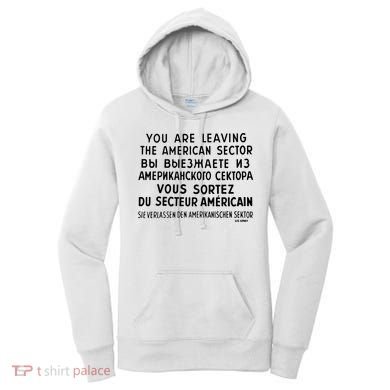 Checkpoint Charlie Berlin Women's Hoodie