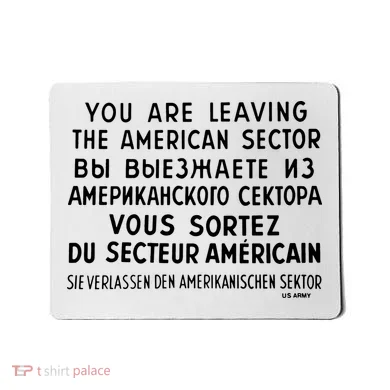 Checkpoint Charlie Berlin Mousepad