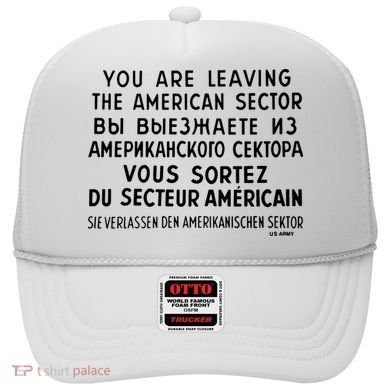 Checkpoint Charlie Berlin Hat