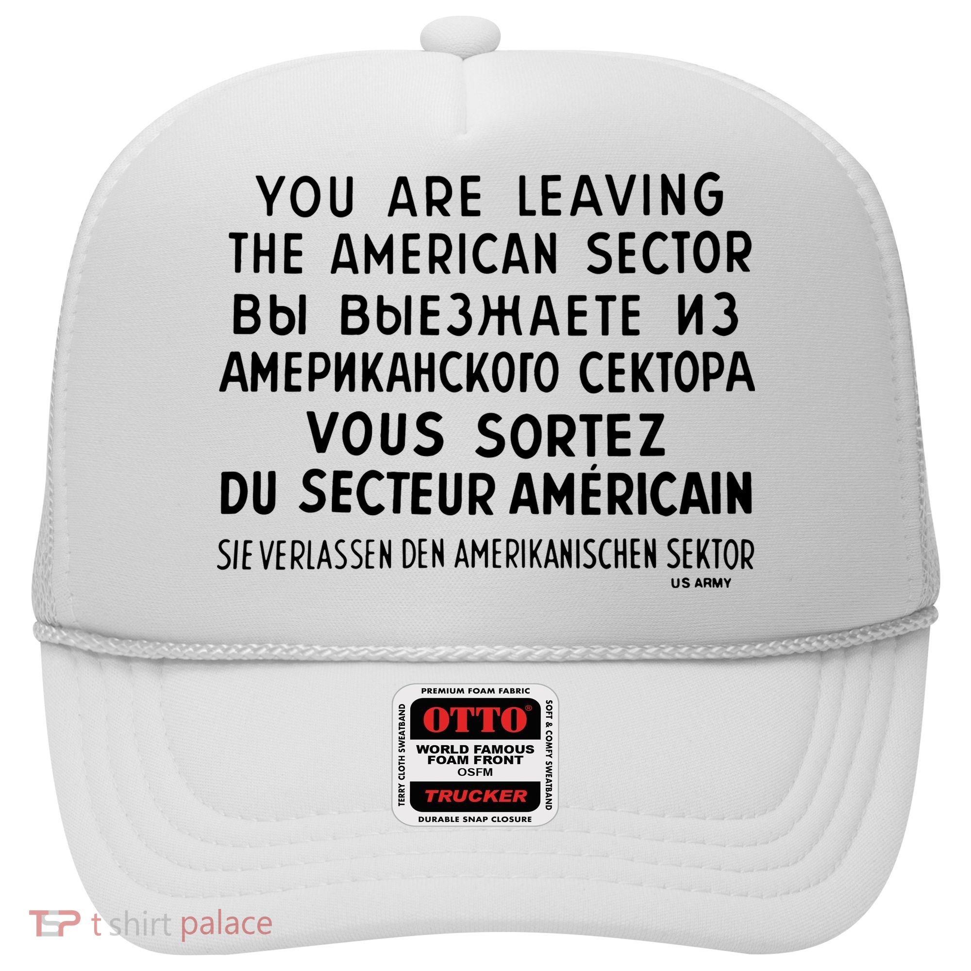 Checkpoint Charlie Berlin Hat
