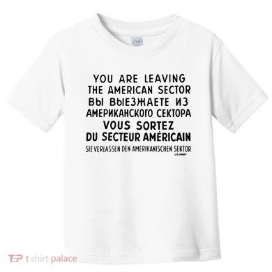 Checkpoint Charlie Berlin Toddler T-Shirt