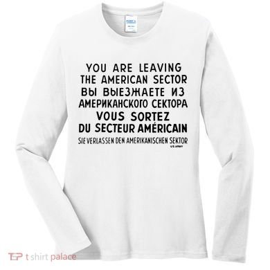 Checkpoint Charlie Berlin Women's Long Sleeve Shirt