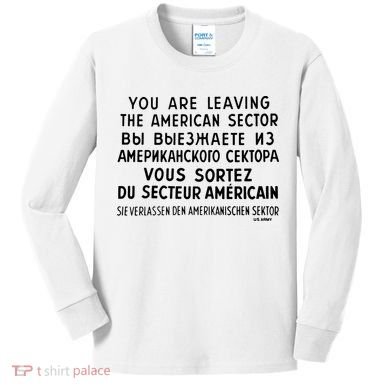Checkpoint Charlie Berlin Kids Long Sleeve Shirt