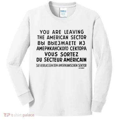 Checkpoint Charlie Berlin Kids Long Sleeve Shirt