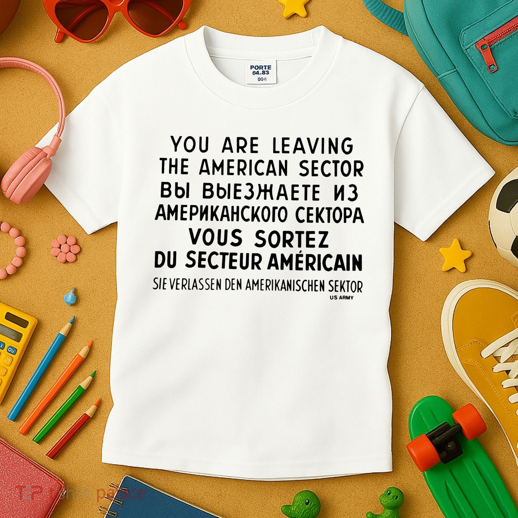 Checkpoint Charlie Berlin Kids T-Shirt