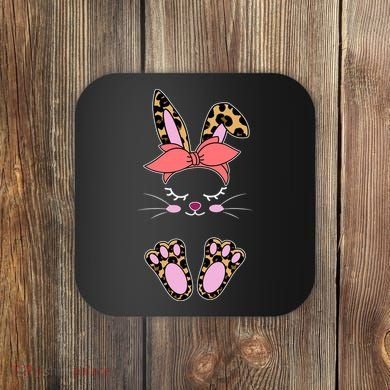 Cute Cheetah Bunny Coaster