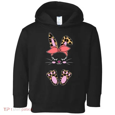 Cute Cheetah Bunny Toddler Hoodie