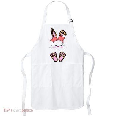 Cute Cheetah Bunny Apron