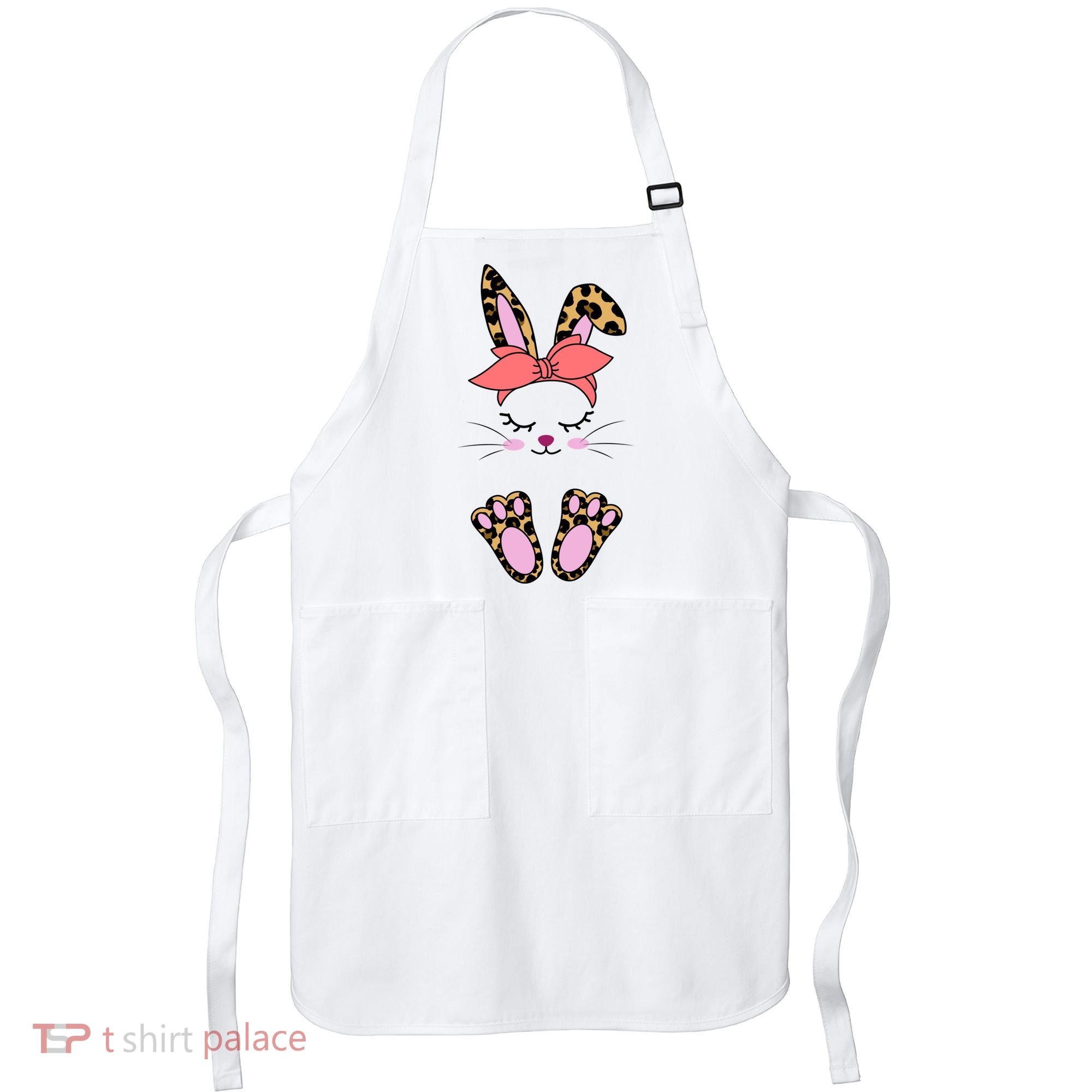 Cute Cheetah Bunny Apron