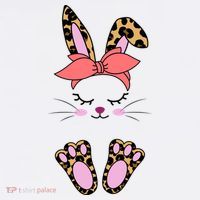Cute Cheetah Bunny T-Shirt thumb 7