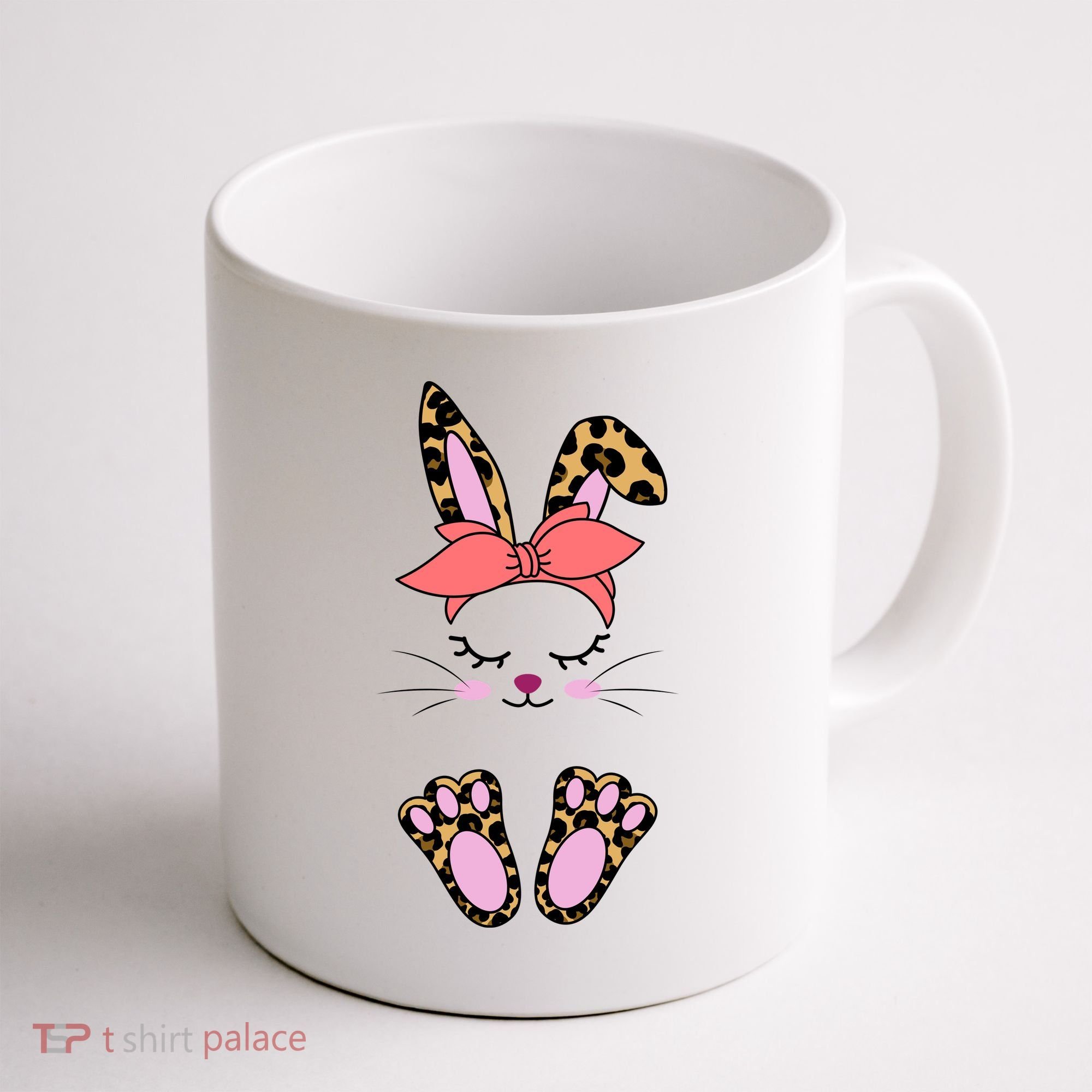 Cute Cheetah Bunny Coffee Mug