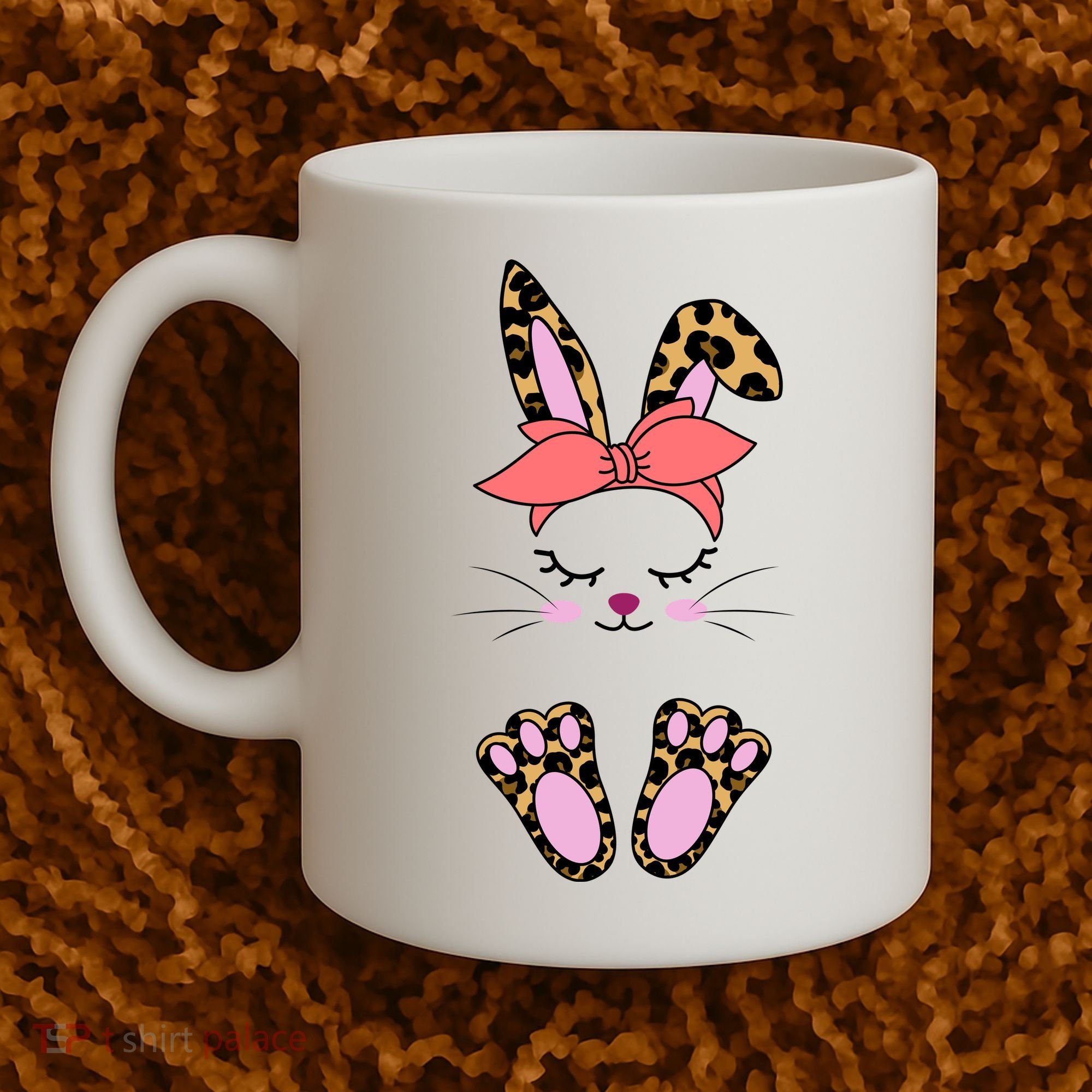 Cute Cheetah Bunny Coffee Mug