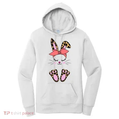 Cute Cheetah Bunny Women's Hoodie