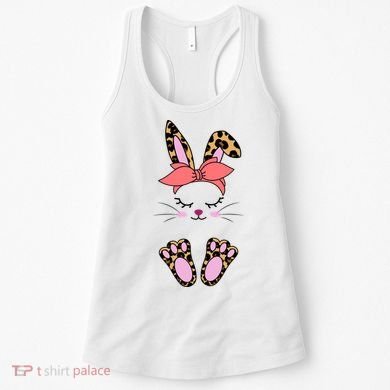 Cute Cheetah Bunny Women's Tank Top