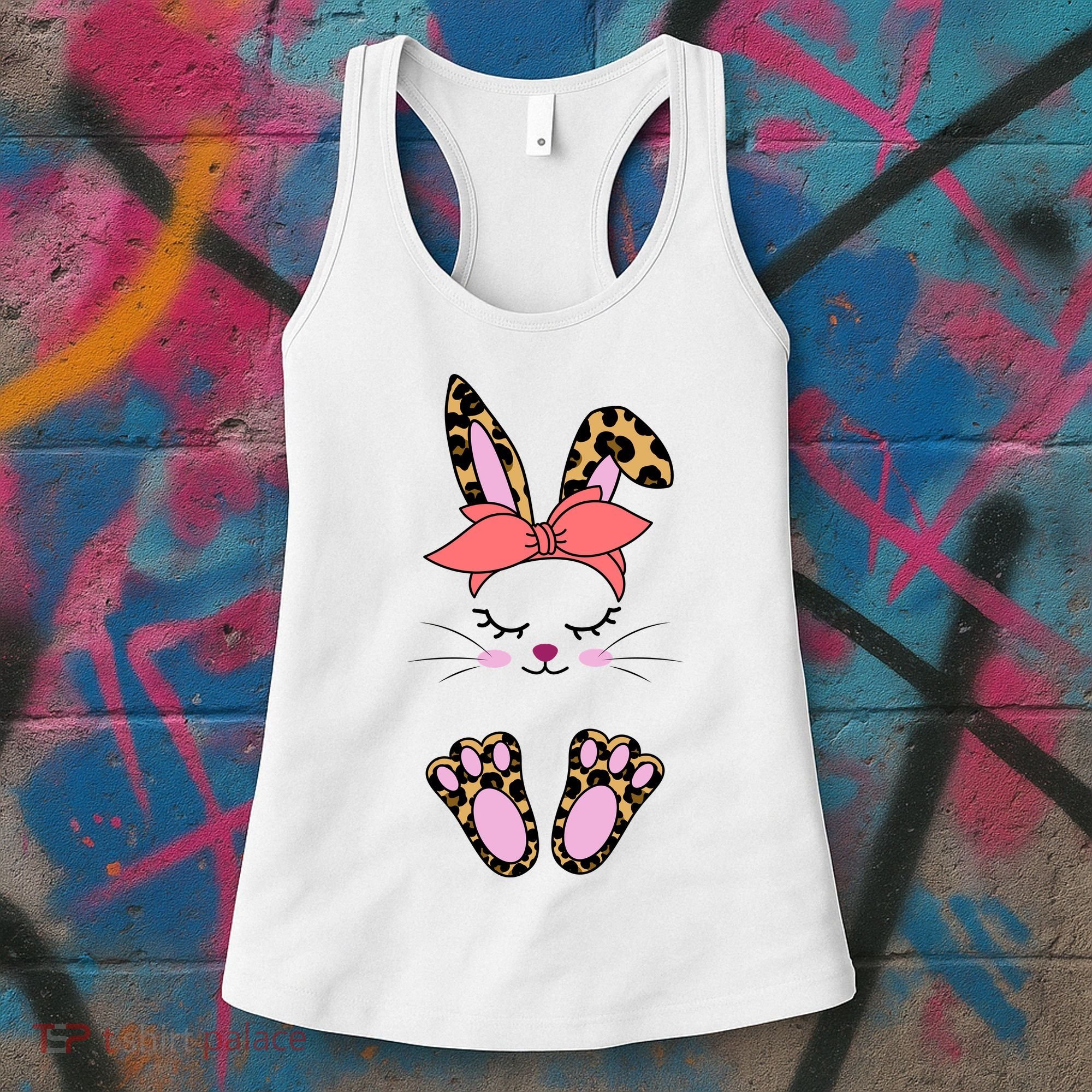 Cute Cheetah Bunny Women's Tank Top