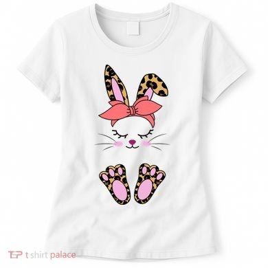 Cute Cheetah Bunny Women's T-Shirt