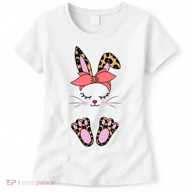 Cute Cheetah Bunny Women's T-Shirt