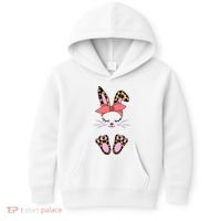 Cute Cheetah Bunny Kids Hoodie thumb 0