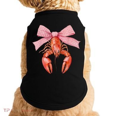 Crawfish Coquette Bow Crawfish Boil Lobster Cajun  Doggie Tank